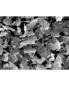 SEM - Scanning Electron Microscopy of Al-111 aluminium microparticles powder 45 um 99.9 %