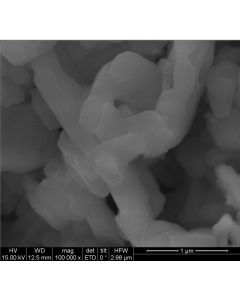 SEM - Scanning Electron Microscopy of Al2O3-103-NM-090 alumina nanoparticles nanopowder 80-100 nm 99.99 % - alpha
