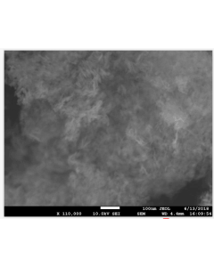 SEM - Scanning Electron Microscopy of Al2O3-116 alumina nanoparticles nanopowder/dispersion 5-15 nm 99.99 %