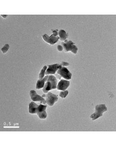 SEM - Scanning Electron Microscopy of Al2O3-125 alumina microparticles nanopowder 200-300 nm 99.99 %