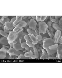 SEM - Scanning Electron Microscopy of Al2O3-159 alumina microparticles powder 1 um 99.9 %
