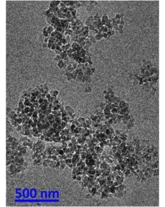 TEM - Transmission Electron Microscopy of Al2O3-401 alumina nanoparticles nanopowder 10 nm 99.99 %