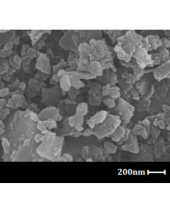 SEM - Scanning Electron Microscopy of B4C-100 boron carbide nanoparticles nanopowder 100-200 nm 99 %