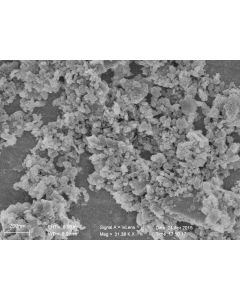 SEM - Scanning Electron Microscopy of BN-100 boron nitride nanoparticles nanopowder 50 nm 99.9 %