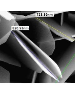SEM - Scanning Electron Microscopy of BN-111 boron nitride microparticles nanopowder 800 nm 99 %