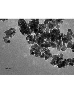 SEM - Scanning Electron Microscopy of CaCO3-103 calcium carbonate nanoparticles nanopowder 50-60 nm 99.9 %