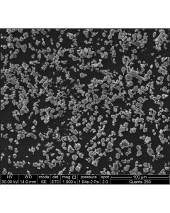 SEM - Scanning Electron Microscopy of Co3O4-102 cobalt oxide microparticles powder 10 um 99.9 %