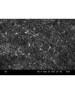 SEM - Scanning Electron Microscopy of Dia-111-PC diamond microparticles nanopowder 500 nm 99.9 % - polycrystalline