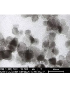 SEM - Scanning Electron Microscopy of Er2O3-100 erbium oxide nanoparticles nanopowder 50 nm 99.9 %