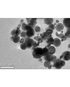 SEM - Scanning Electron Microscopy of Fe-101 iron nanoparticles nanopowder 40 nm 99.9 %