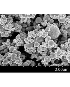 SEM - Scanning Electron Microscopy of In-100 indium nanoparticles nanopowder 100-300 nm 99.99 %