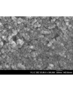 SEM - Scanning Electron Microscopy of ITO-120 indium tin oxide nanoparticles nanopowder/dispersion 20-30 nm 99.99 %