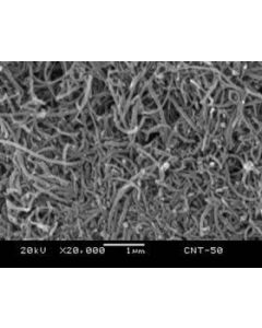 SEM - Scanning Electron Microscopy of MWCNT-108 multi walled carbon nanotubes powder/dispersion/paste 30-80 nm 95/95/98/99.9 wt%