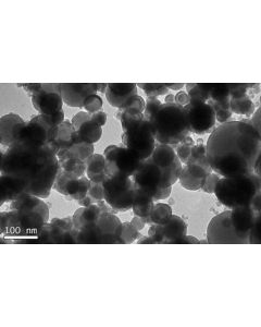 TEM - Transmission Electron Microscopy of Nb-100 niobium nanoparticles nanopowder 80-100 nm 99.9 % - spherical