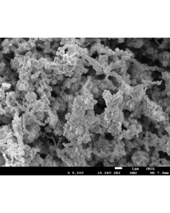 SEM - Scanning Electron Microscopy of Ni-110 nickel microparticles powder 2-3 um 99 %