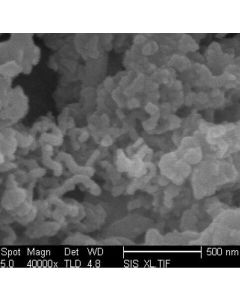 SEM - Scanning Electron Microscopy of SiC-110 silicon carbide nanoparticles nanopowder 50 nm 99 %