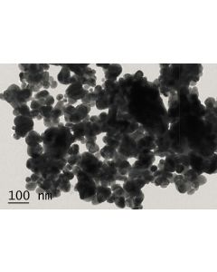 SEM - Scanning Electron Microscopy of SiC-130 silicon carbide nanoparticles nanopowder 60-80 nm 99.9 %