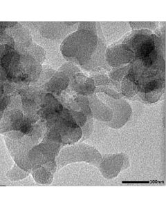 TEM - Transmission Electron Microscopy of SiO2-106 silica nanoparticles nanopowder 80-100 nm 99.8 %