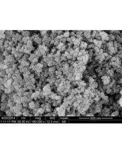 SEM - Scanning Electron Microscopy of SiO2-120 silica nanoparticles nanopowder 20 nm 99.9 % - monodisperse