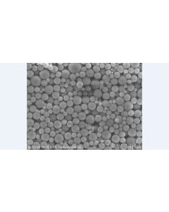 SEM 1/2 - Scanning Electron Microscopy of SiO2-121-G silica microparticles powder 3-4 um 99.9 % - amorphous - globular