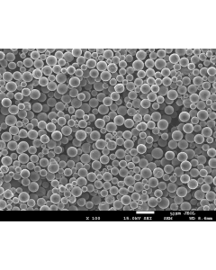 SEM - Scanning Electron Microscopy of SiO2-122-UM-25 silica microparticles powder 25 um 99.9 % - globular