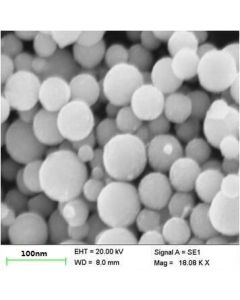 SEM - Scanning Electron Microscopy of Sn-100 tin nanoparticles nanopowder 70 nm 99.9 %