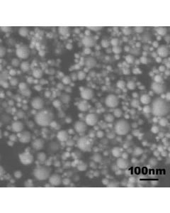 SEM - Scanning Electron Microscopy of Ta-100 tantalum nanoparticles nanopowder 40 nm 99.9 % - spherical