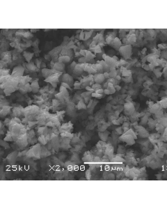SEM - Scanning Electron Microscopy of Te-100 tellurium microparticles powder 5 um 99.99 % - 4N