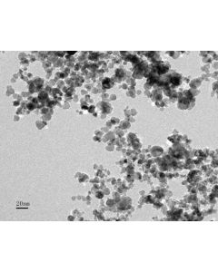 TEM - Transmission Electron Microscopy of TiC-100 titanium carbide nanoparticles nanopowder 10 nm 99 %