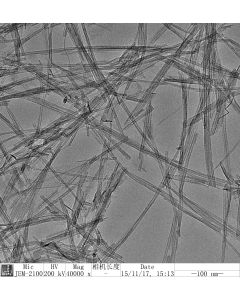 SEM 1/2 - Scanning Electron Microscopy of TiO2-105 titanium dioxide nanotubes nanopowder 10-15 nm 99 %