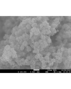 SEM - Scanning Electron Microscopy of TiO2-180 titanium dioxide nanoparticles nanopowder 30 nm 99.8 %