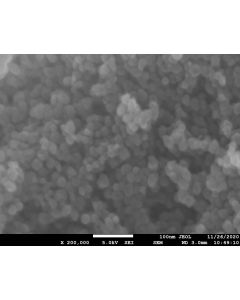 SEM 1/2 - Scanning Electron Microscopy of TiO2-A-120 anatase titanium dioxide nanoparticles nanopowder 10-20 nm 99.5 %