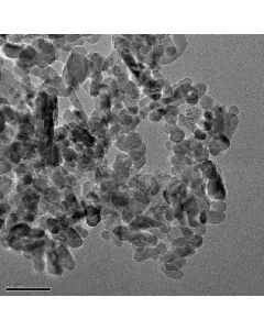 SEM 1/7 - Scanning Electron Microscopy of TiO2-A-121 anatase titanium dioxide nanoparticles nanopowder 20-30 nm 95-97/99.9 %