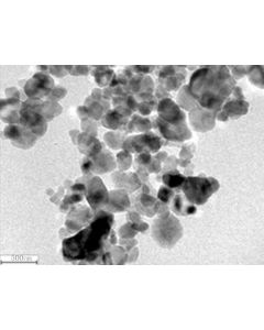 TEM - Transmission Electron Microscopy of TiO2-A-140 anatase titanium dioxide microparticles nanopowder 500 nm 99.9/99.99 %