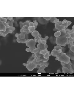 SEM - Scanning Electron Microscopy of TiO2-R-115 rutile titanium dioxide microparticles nanopowder/slurry 200 nm 85-95/99.5 %