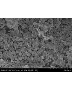 SEM - Scanning Electron Microscopy of WO3-110 tungsten oxide microparticles powder 5 um 99.95 %