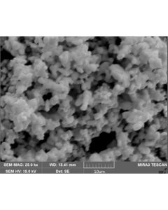 TEM - Transmission Electron Microscopy of Y2O3-101 yttrium oxide microparticles powder 1 um 99.999 %