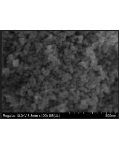 SEM - Scanning Electron Microscopy of ZrO2-131 zirconium oxide nanoparticles nanopowder 20-30 nm 99.9 %