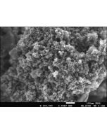 SEM - Scanning Electron Microscopy of Fe3O4-120 iron oxide nanoparticles nanopowder 50-100 nm 97 %